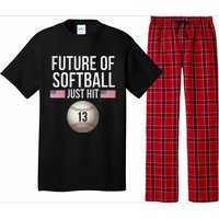 13 Year Old Softball Player Pajama Set