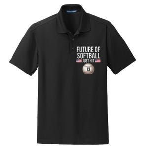 13 Year Old Softball Player Dry Zone Grid Polo