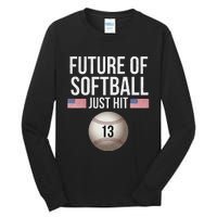 13 Year Old Softball Player Tall Long Sleeve T-Shirt