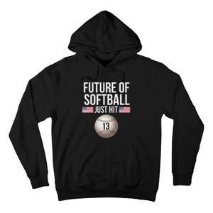 13 Year Old Softball Player Tall Hoodie