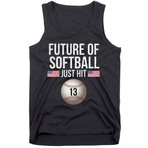 13 Year Old Softball Player Tank Top