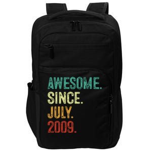 14 Year Old Awesome Since July 2009 14th Birthday Impact Tech Backpack