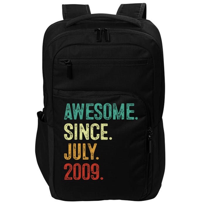 14 Year Old Awesome Since July 2009 14th Birthday Impact Tech Backpack