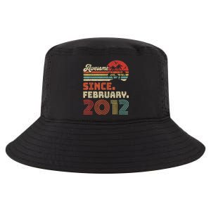 11 Year Old Awesome Since February 2012 11th Birthday Cool Comfort Performance Bucket Hat