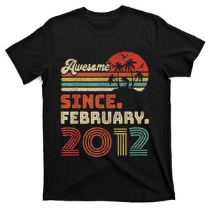 11 Year Old Awesome Since February 2012 11th Birthday T-Shirt