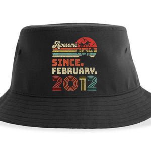 11 Year Old Awesome Since February 2012 11th Birthday Sustainable Bucket Hat