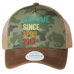 10 Years Old Awesome Since April 2013 10th Birthday Legacy Tie Dye Trucker Hat