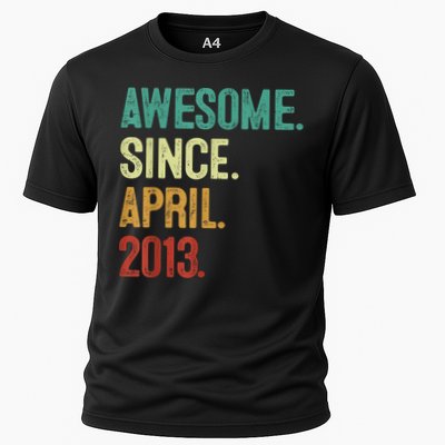 10 Years Old Awesome Since April 2013 10th Birthday Performance Shirt