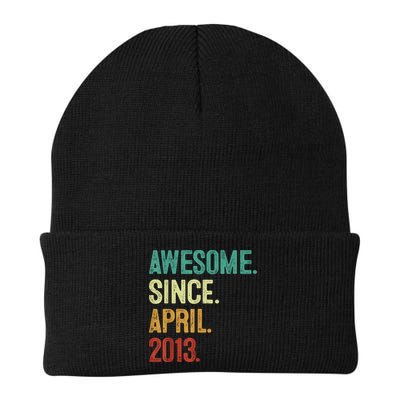 10 Years Old Awesome Since April 2013 10th Birthday Beanie
