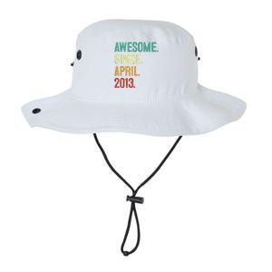 10 Years Old Awesome Since April 2013 10th Birthday Legacy Cool Fit Booney Bucket Hat