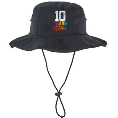 10 Years Of Being Awesome Gifts 10 Years Old 10th Birthday Bucket Hat