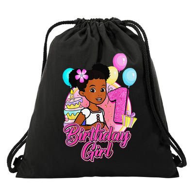 1 Year Old Birthday GracieS Corner ItS My 1st Birthday Drawstring Bag