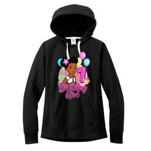 1 Year Old Birthday GracieS Corner ItS My 1st Birthday Women's Fleece Hoodie