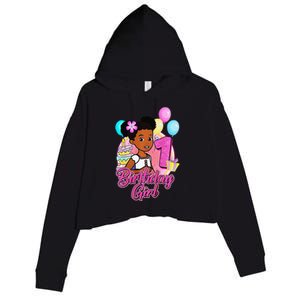 1 Year Old Birthday GracieS Corner ItS My 1st Birthday Crop Fleece Hoodie