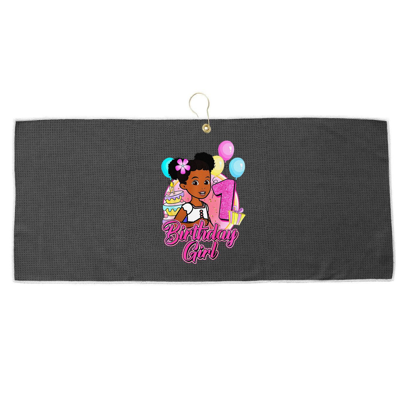 1 Year Old Birthday GracieS Corner ItS My 1st Birthday Large Microfiber Waffle Golf Towel