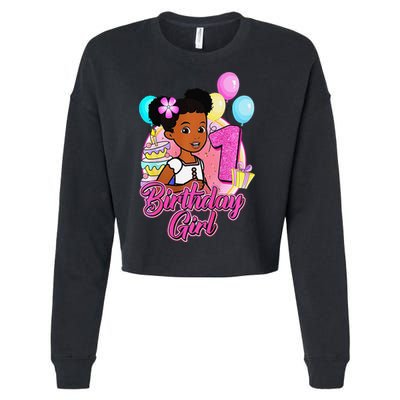1 Year Old Birthday GracieS Corner ItS My 1st Birthday Cropped Pullover Crew