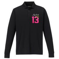 13 Years Old O.fficial Teenager 13th Birthday Gifts Performance Long Sleeve Polo