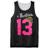 13 Years Old O.fficial Teenager 13th Birthday Gifts Mesh Reversible Basketball Jersey Tank