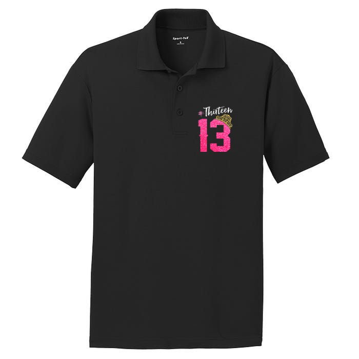 13 Years Old O.fficial Teenager 13th Birthday Gifts PosiCharge RacerMesh Polo