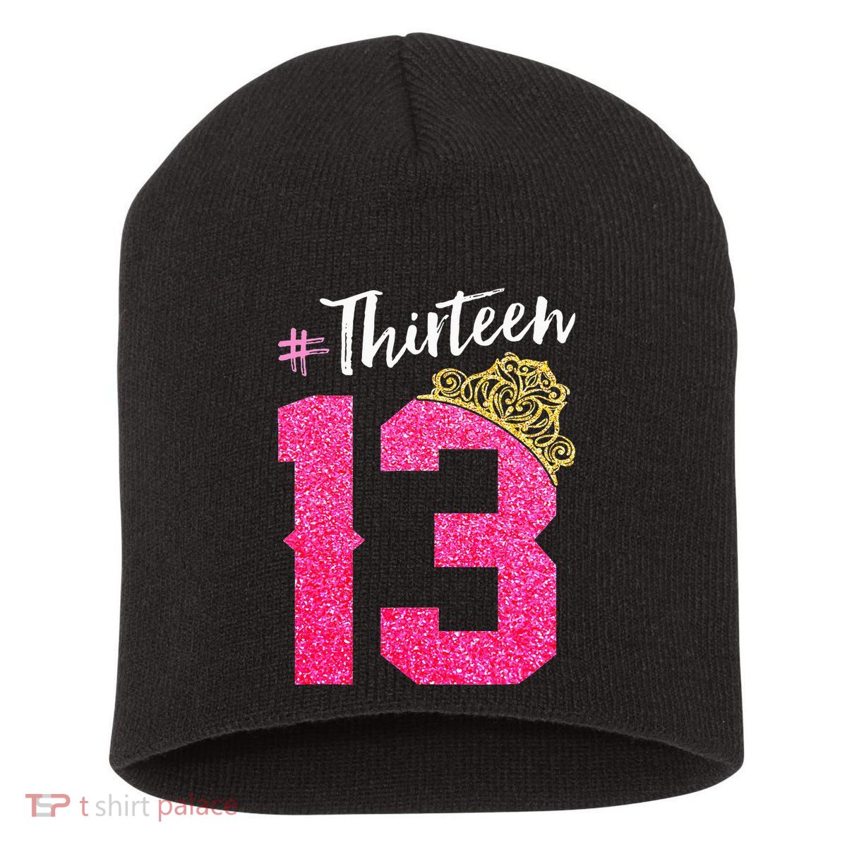 13 Years Old O.fficial Teenager 13th Birthday Gifts Short Acrylic Beanie
