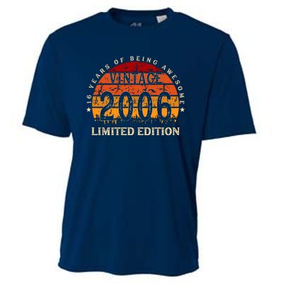 16 Year Old Gifts Retro Vintage 2006 Limited Edition 16th Birthday Cooling Performance Crew T-Shirt