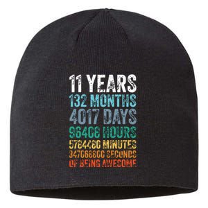 11 Year Old Bday Decorations Son Boy 11yr 11th Birthday Sustainable Beanie