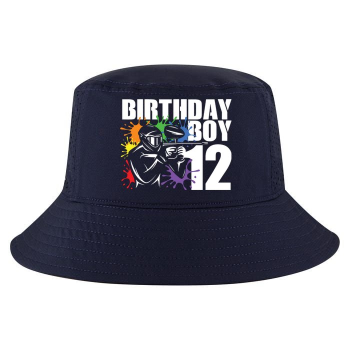 12 Year Old Paintball Birthday Party 12th Gift For Cool Comfort Performance Bucket Hat