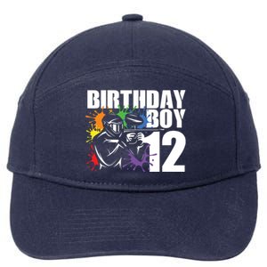 12 Year Old Paintball Birthday Party 12th Gift For 7-Panel Snapback Hat