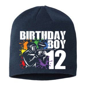 12 Year Old Paintball Birthday Party 12th Gift For Sustainable Beanie