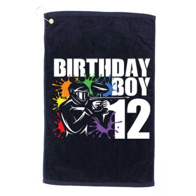 12 Year Old Paintball Birthday Party 12th Gift For Platinum Collection Golf Towel