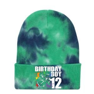 12 Year Old Paintball Birthday Party 12th Gift For Tie Dye 12in Knit Beanie