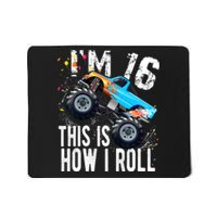 16 Year Old Gift Cool 16th Birthday Boy Gift For Monster Truck Car Lovers Mousepad