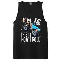 16 Year Old Gift Cool 16th Birthday Boy Gift For Monster Truck Car Lovers PosiCharge Competitor Tank