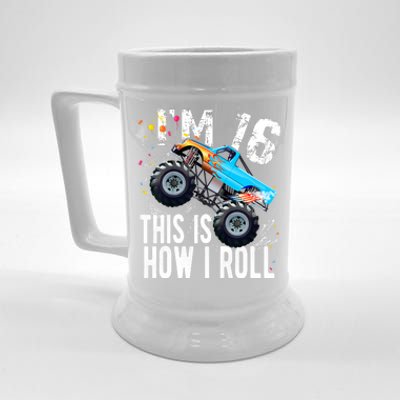 16 Year Old Gift Cool 16th Birthday Boy Gift For Monster Truck Car Lovers Beer Stein