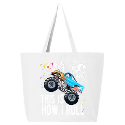 16 Year Old Gift Cool 16th Birthday Boy Gift For Monster Truck Car Lovers 25L Jumbo Tote