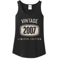 16 Years Old Vintage 2007 Limited Edition 16th Birthday Ladies Essential Tank