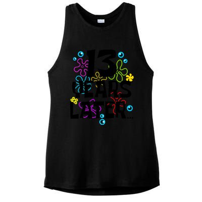 13 Year Old Birthday Gifts Thirteen 13 Years Later Ladies PosiCharge Tri-Blend Wicking Tank