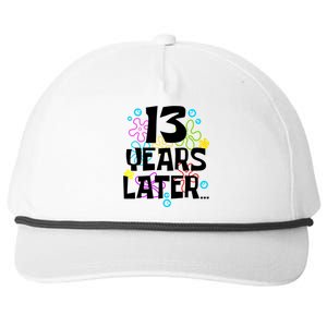 13 Year Old Birthday Gifts Thirteen 13 Years Later Snapback Five-Panel Rope Hat