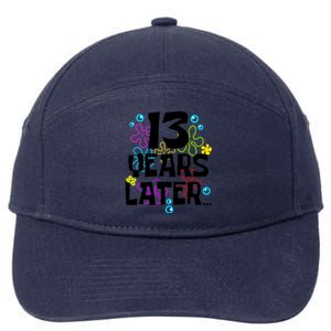 13 Year Old Birthday Gifts Thirteen 13 Years Later 7-Panel Snapback Hat