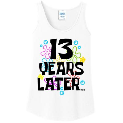 13 Year Old Birthday Gifts Thirteen 13 Years Later Ladies Essential Tank