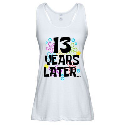 13 Year Old Birthday Gifts Thirteen 13 Years Later Ladies Essential Flowy Tank