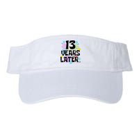 13 Year Old Birthday Gifts Thirteen 13 Years Later Valucap Bio-Washed Visor