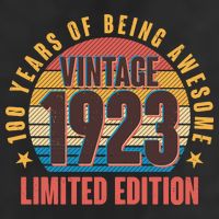 100 Years Of Being Awesome 1923 Limited Edition Vintage Retro Hat