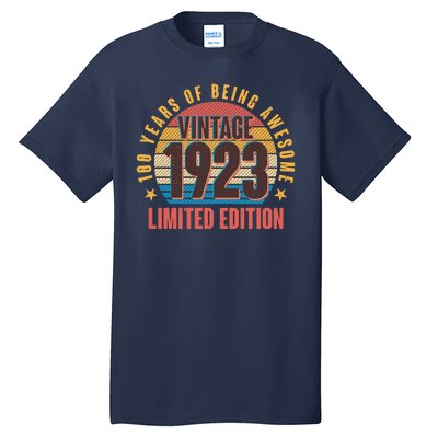 100 Years Of Being Awesome 1923 Limited Edition Vintage Retro Tall T-Shirt