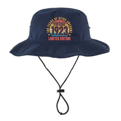 100 Years Of Being Awesome 1923 Limited Edition Vintage Retro Legacy Cool Fit Booney Bucket Hat