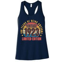 100 Years Of Being Awesome 1923 Limited Edition Vintage Retro Womens Tank Top