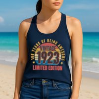 100 Years Of Being Awesome 1923 Limited Edition Vintage Retro Womens Tank Top