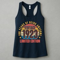 100 Years Of Being Awesome 1923 Limited Edition Vintage Retro Womens Tank Top