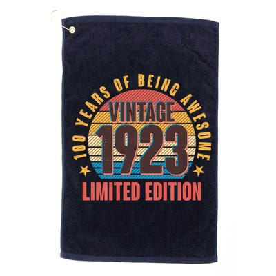 100 Years Of Being Awesome 1923 Limited Edition Vintage Retro Golf Towel