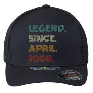 16 Years Old Legend Since April 2008 16th Birthday Flexfit Unipanel Trucker Cap